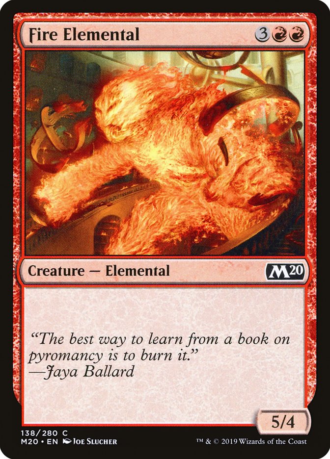 Fire Elemental [Core Set 2020] | Exor Games Truro