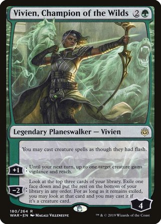 Vivien, Champion of the Wilds [War of the Spark] | Exor Games Truro