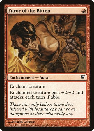 Furor of the Bitten [Innistrad] | Exor Games Truro
