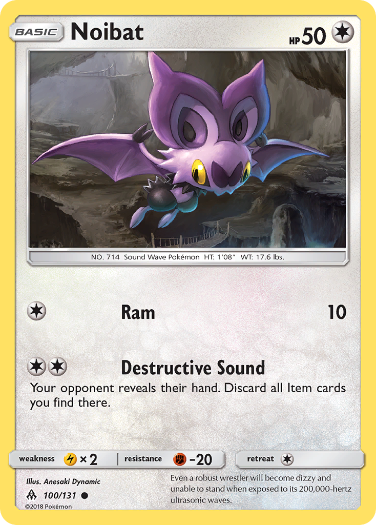 Noibat (100/131) [Sun & Moon: Forbidden Light] | Exor Games Truro