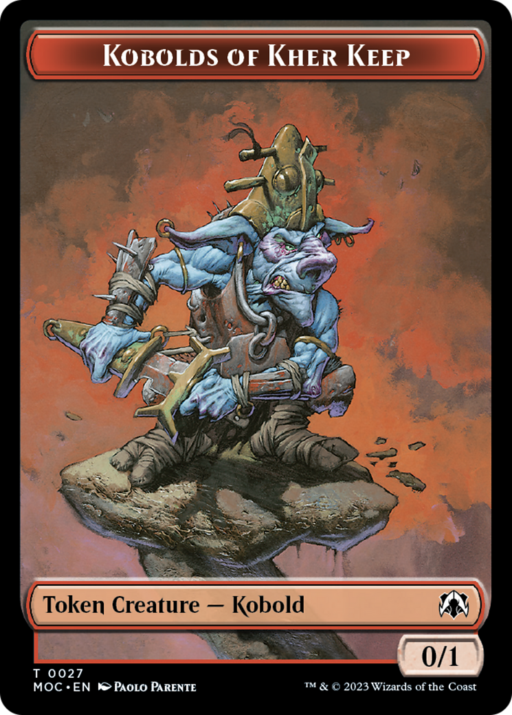 Bird // Kobolds of Kher Keep Double-Sided Token [March of the Machine Commander Tokens] | Exor Games Truro