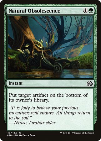 Natural Obsolescence [Aether Revolt] | Exor Games Truro