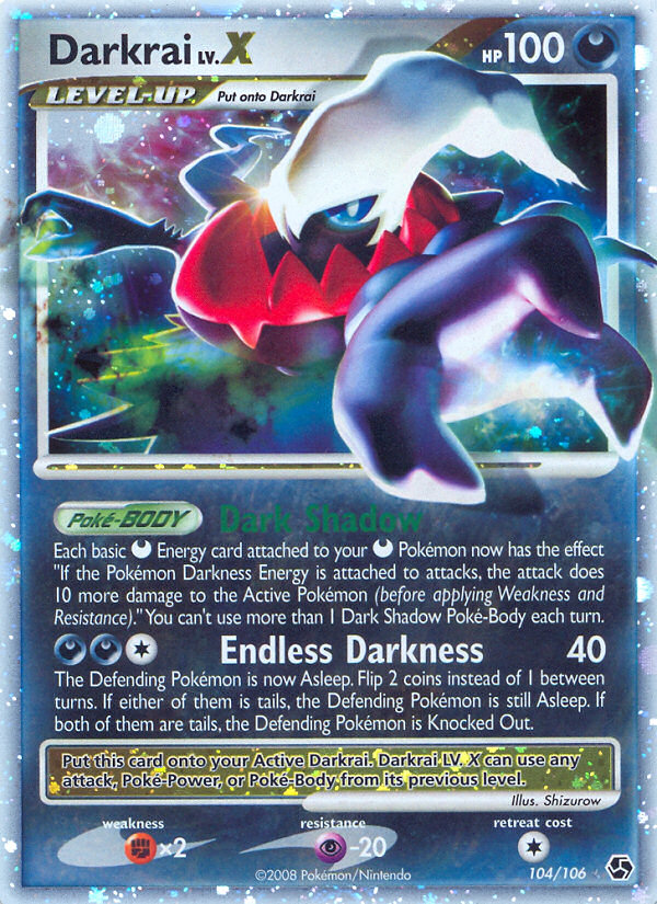 Darkrai LV.X (104/106) [Diamond & Pearl: Great Encounters] | Exor Games Truro