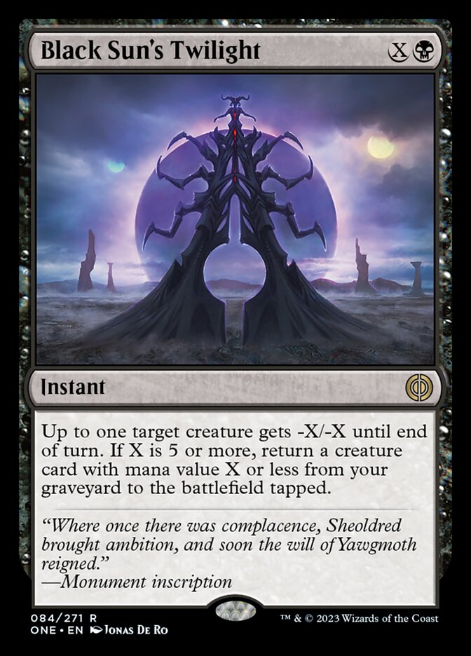Black Sun's Twilight [Phyrexia: All Will Be One] | Exor Games Truro