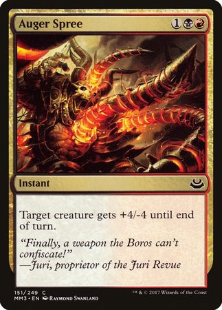 Auger Spree [Modern Masters 2017] | Exor Games Truro