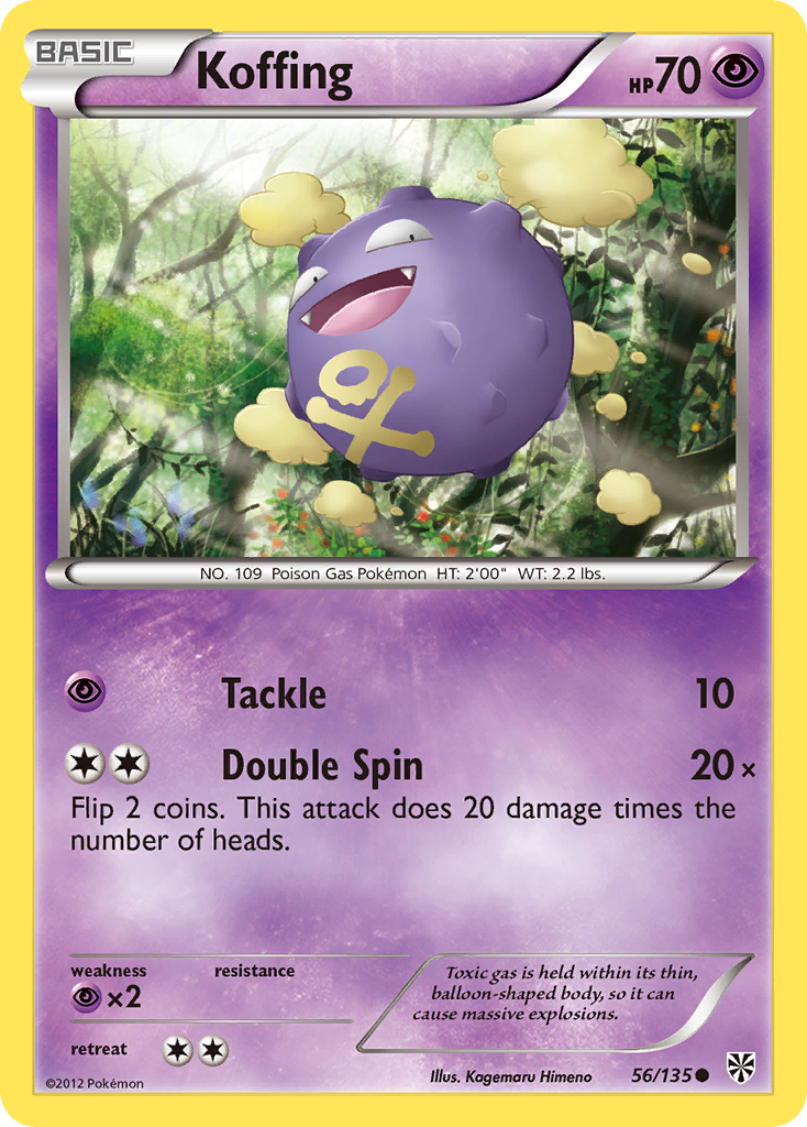 Koffing (56/135) [Black & White: Plasma Storm] | Exor Games Truro