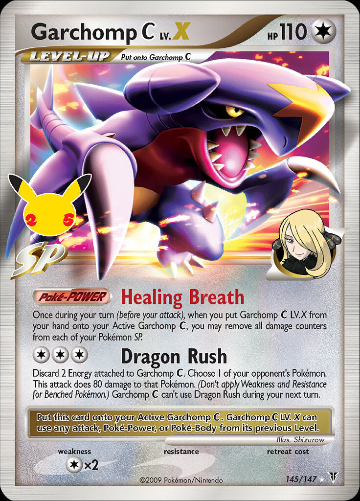 Garchomp C LV.X (145/147) [Celebrations: 25th Anniversary - Classic Collection] | Exor Games Truro