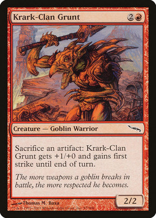 Krark-Clan Grunt [Mirrodin] | Exor Games Truro