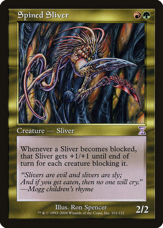 Spined Sliver [Time Spiral Timeshifted] | Exor Games Truro