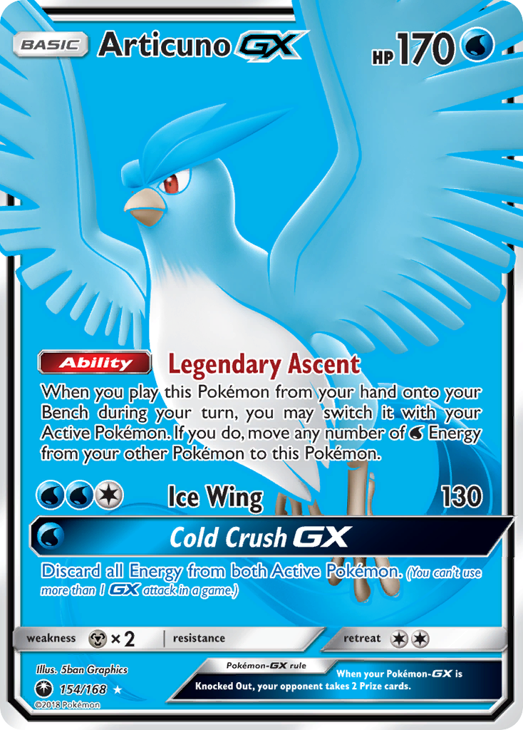 Articuno GX (154/168) [Sun & Moon: Celestial Storm] | Exor Games Truro