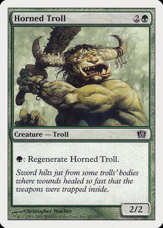 Horned Troll [Eighth Edition] | Exor Games Truro