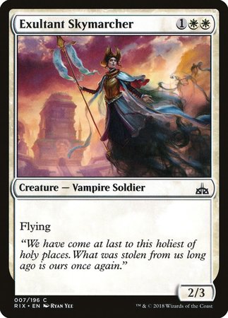 Exultant Skymarcher [Rivals of Ixalan] | Exor Games Truro