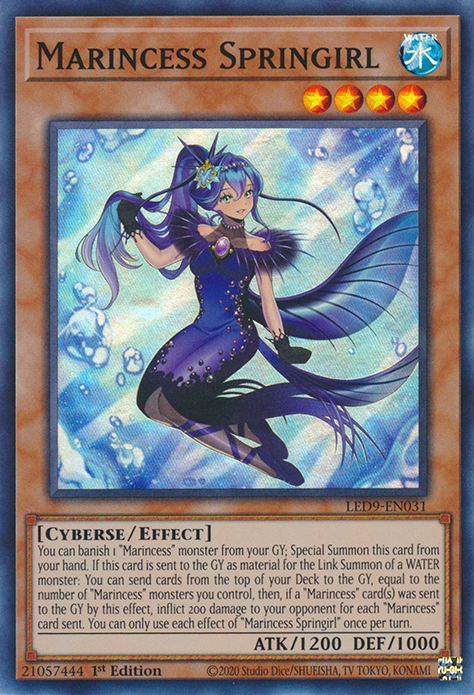 Marincess Springirl [LED9-EN031] Super Rare | Exor Games Truro